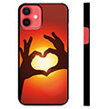 iPhone 12 mini Schutzhülle - Herz-Silhouette