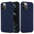 iPhone 12/12 Pro Liquid Silikonhülle - MagSafe-kompatibel - Dunkel Blau
