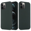 iPhone 12/12 Pro Liquid Silikonhülle - MagSafe-kompatibel - Dunkel Grün