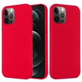 iPhone 12/12 Pro Liquid Silikonhülle - MagSafe-kompatibel - Rot