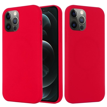 iPhone 12/12 Pro Liquid Silikonhülle - MagSafe-kompatibel - Rot