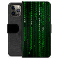 iPhone 12 Pro Max Premium Schutzhülle mit Geldbörse - Verschlüsselt