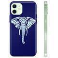 iPhone 12 TPU Hülle - Elefant