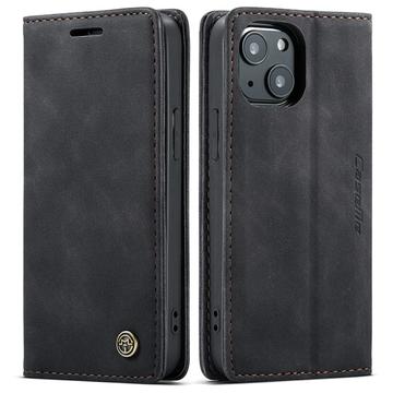 iPhone 13 Caseme 013 Serie Schutzhülle mit Geldbörse - Schwarz