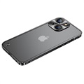 iPhone 13 Metall Bumper mit Panzerglas Rückseite