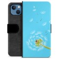 iPhone 13 Premium Schutzhülle mit Geldbörse - Löwenzahn