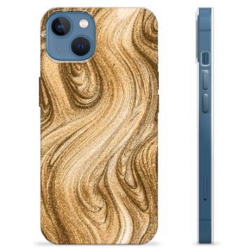 iPhone 13 TPU Hülle - Goldener Sand