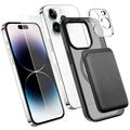 iPhone 14 Pro Max 4-in-1-MagSafe-Schutzset mit Kartenhalter - Schwarz