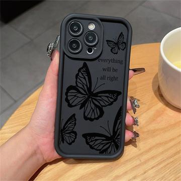 iPhone 14 Pro Max TPU-Hülle mit Schmetterlings-Print