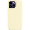 iPhone 14 Pro Nudient Base Silikonhülle - Gelb