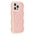 iPhone 14 Pro Wellenkante Magnetische Hybridhülle - Pink