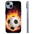 iPhone 14 TPU Hülle - Fußball Flamme