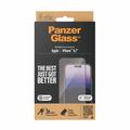 iPhone 15 Plus PanzerGlass Ultra-Wide Fit EasyAligner Panzerglas (Offene Verpackung - Zufriedenstellend) - Schwarz Rand