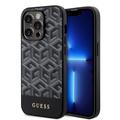 iPhone 15 Pro Max Guess G Cube Mag Hülle - Schwarz