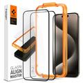 iPhone 15 Pro Max Spigen ALM Glas.tR Panzerglas - 2 Stk.