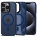 iPhone 15 Pro Max Tech-Protect Magmat Hülle - MagSafe-kompatibel - Navy Blau