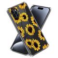 iPhone 15 Pro Stylish Ultra-Slim TPU Hülle - Sonnenblumen
