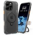 iPhone 15 Pro Torras Ostand Q3 Air MagSafe Hülle - Schwarz