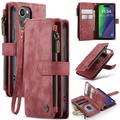 iPhone 16 Caseme C30 Multifunktions Wallet Hülle - Rot