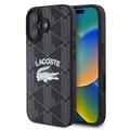 iPhone 16 Lacoste Blend Monogramm-Hülle - MagSafe-kompatibel - Schwarz