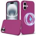 iPhone 16 Liquid Silikonhülle - MagSafe-kompatibel - Purpur