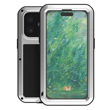 iPhone 16 Love Mei Powerful Hybrid Hülle - Silber