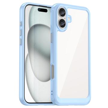 iPhone 16 Plus Anti-Shock Hybrid Hülle - Blau