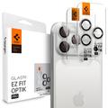 iPhone 16 Pro/16 Pro Max/17 Pro/17 Pro Max Spigen Glas.tR Ez Fit Optik Pro Kameraobjektiv Panzerglas - Silber