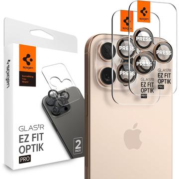 iPhone 16 Pro/16 Pro Max/17 Pro/17 Pro Max Spigen Glas.tR Ez Fit Optik Pro Kameraobjektiv Panzerglas - Desert Titan