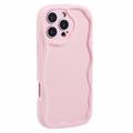 iPhone 16 Pro Candy Color Wavy TPU Hülle - Rosa