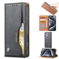iPhone 16 Pro Kartenset Wallet Hülle - Schwarz