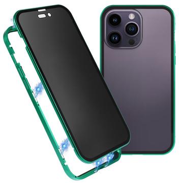 iPhone 16 Pro Max Magnetisches Cover mit Panzerglas - Privat - Grün