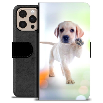 iPhone 16 Pro Max Premium Schutzhülle mit Geldbörse - Hund