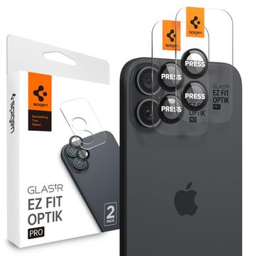 iPhone 16/16 Plus/17 Spigen Glas.tR Ez Fit Optik Pro Kameraobjektiv Panzerglas - Schwarz