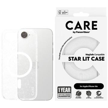 iPhone 16e PanzerGlass Care Star Lit Hülle - MagSafe-kompatibel - Weiß