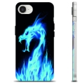 iPhone 16e TPU Hülle - Blauer Feuerdrache
