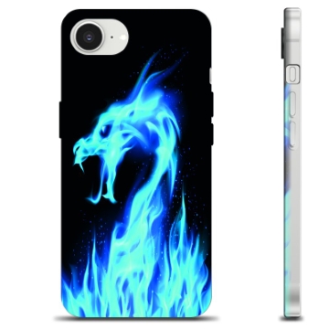 iPhone 16e TPU Hülle - Blauer Feuerdrache