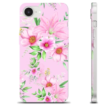 iPhone 16e TPU Hülle - Aquarell Blumen