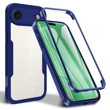 iPhone Air 360 Schutz Hülle - Blau / Durchsichtig