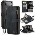 iPhone Air Caseme C30 Multifunktions Wallet Hülle - Schwarz