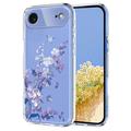 iPhone Air TPU-Hülle mit Blumenmuster - lila