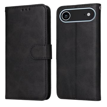 iPhone Air Wallet Hülle mit Ständer - Schwarz