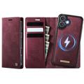 iPhone 17 Caseme C49 2-in-1 abnehmbare Wallet Hülle - MagSafe-kompatibel, RFID - Rot