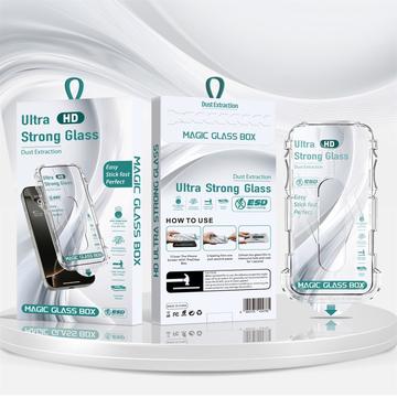 iPhone 17 HD Panzerglas mit automatischem Staubentfernungswerkzeug - 9H