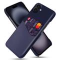 iPhone 17 KSQ Hülle mit Kartenhalter - Blau