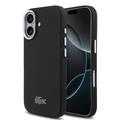iPhone 17 Lacoste Iconic Petit Pique Metal Logo-Hülle - MagSafe-kompatibel - Schwarz