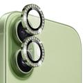 iPhone 17 Northjo Strass-Kamera-Objektiv-Schutz-Set - Grün