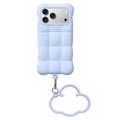 iPhone 17 Pro/18 Pro Cloud Puffer Silikonhülle - Babyblau