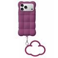 iPhone 17 Pro/18 Pro Cloud Puffer Silikonhülle - Dunkelviolett