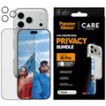 iPhone 17 Pro/18 Pro PanzerGlass Care Flagship 3-in-1 Privatsphäre Bundle - Klar